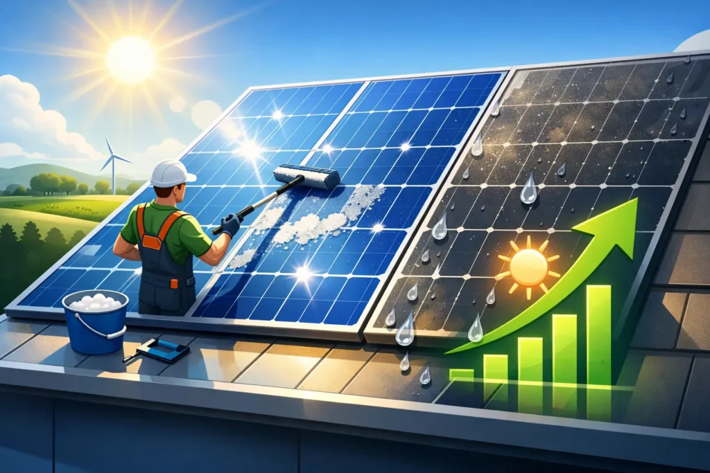 Does Cleaning Solar Panels Help Efficiency?