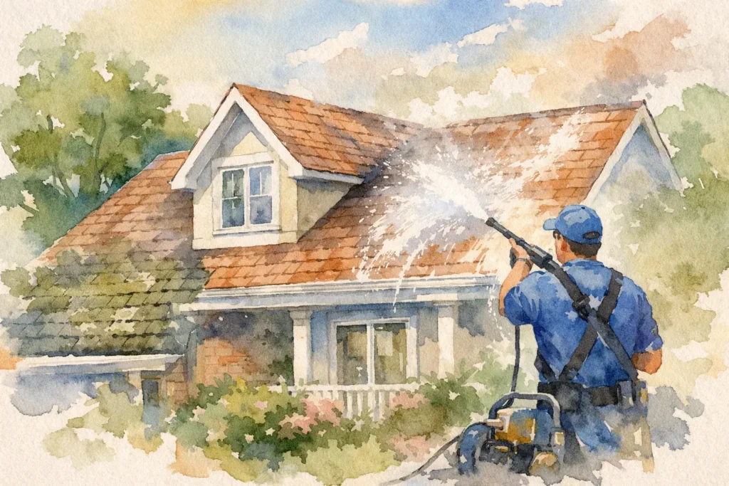 Is Roof Washing Safe for Your Home?