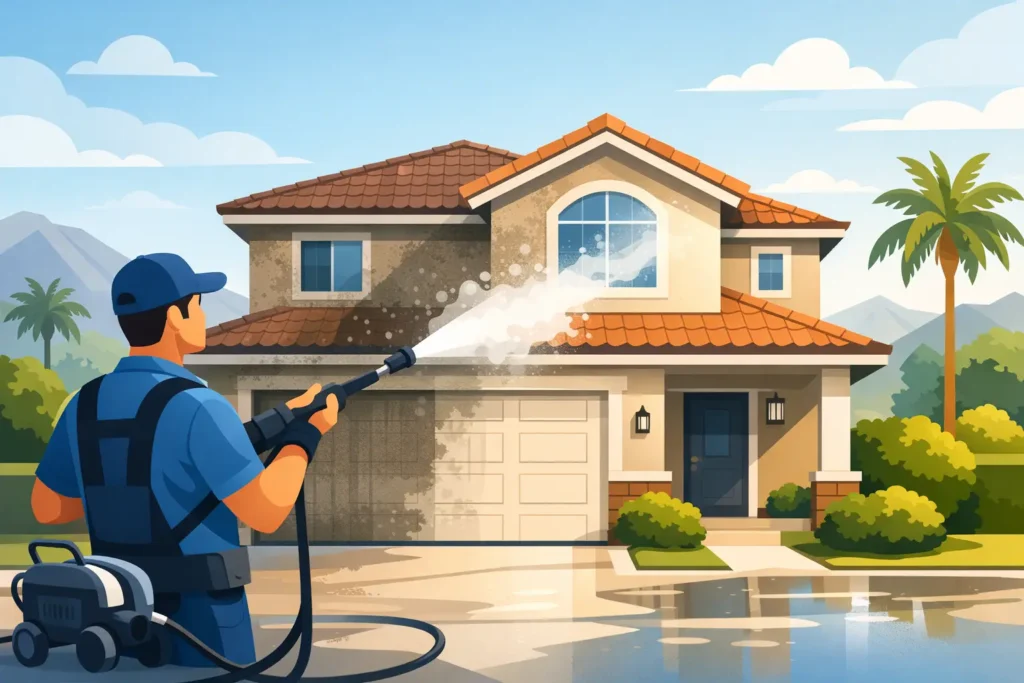 Pressure Washing Corona CA Homeowners Trust