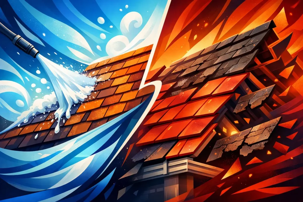 Roof Cleaning vs Replacement: What Makes Sense?