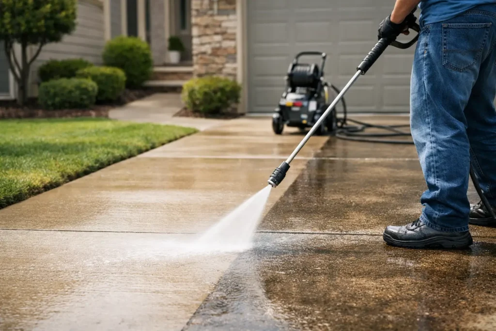 When to Book a Driveway Pressure Washing Service