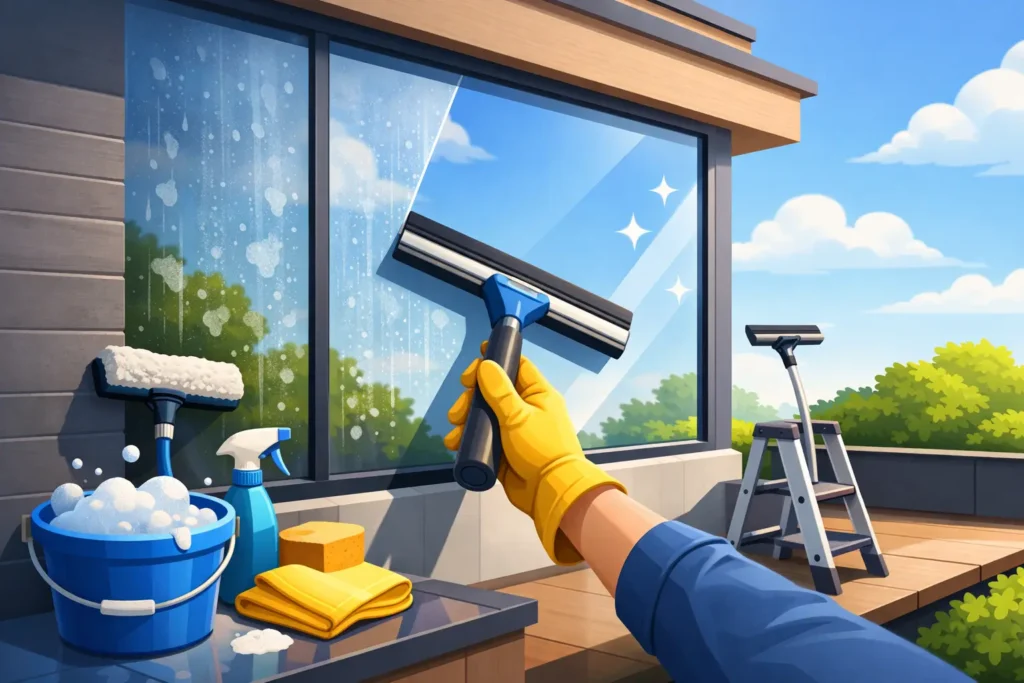 How to Wash Exterior Windows Without Streaks