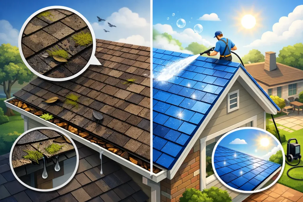 Top Signs Your Roof Needs Washing This Season