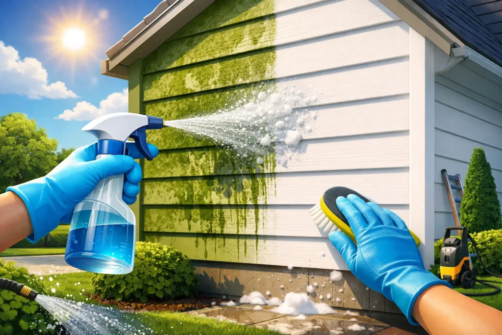 How to Remove Algae From Your Home's Siding