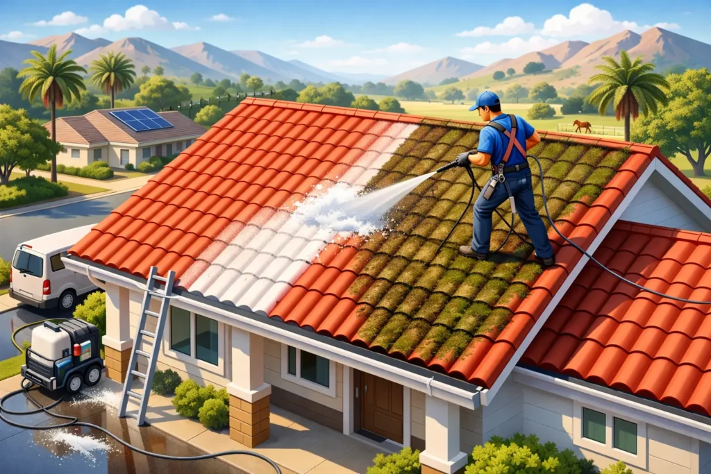Roof Washing Norco CA for a Cleaner Home