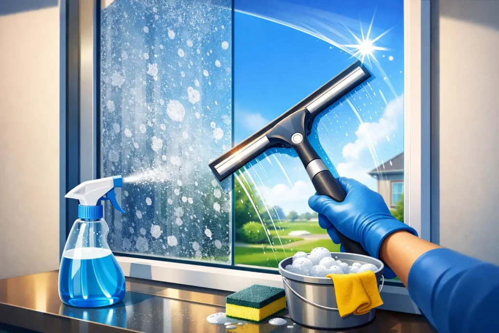 Window Cleaning for Hard Water That Works