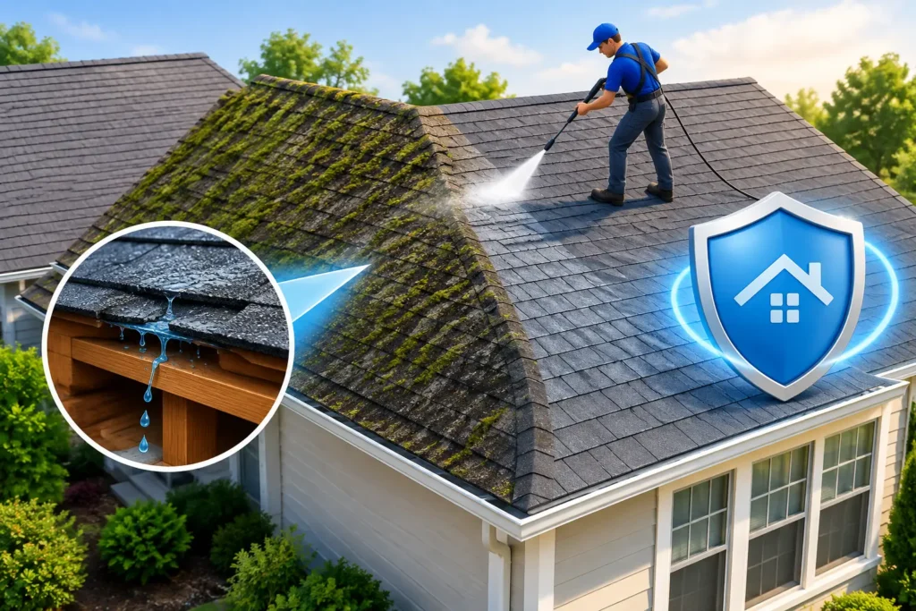 Can Roof Cleaning Prevent Leaks at Your Home?