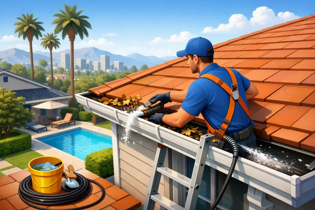 Gutter Cleaning Corona CA for a Safer Home