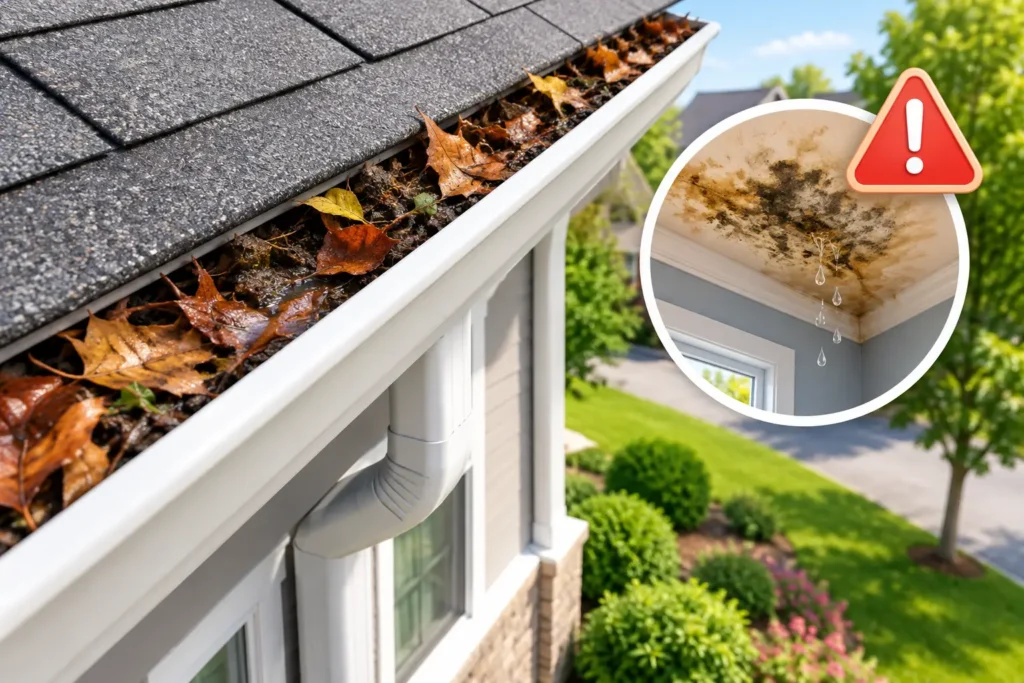 Are Dirty Gutters Dangerous for Your Home?