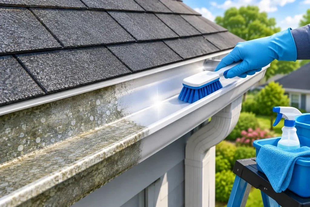 How to Clean Oxidized Aluminum Gutters Safely
